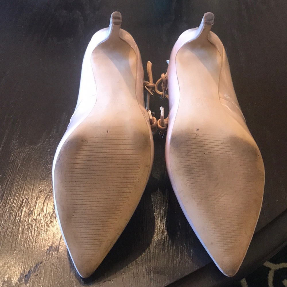 Marc Fisher Nude Strappy Pumps - Picture 3 of 4